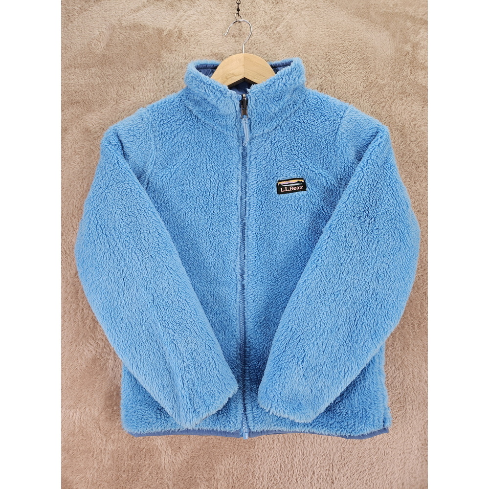 L.L. Bean Mountain Bound Reversible Jacket Puffer Jacket Girls Size 8 - Picture 2 of 10